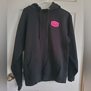Hey Dude Black Hoodie Sweater Size Medium